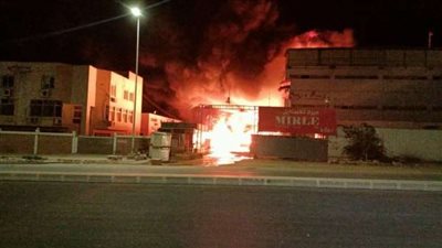 حريق يلتهم منزلا في سوهاج 