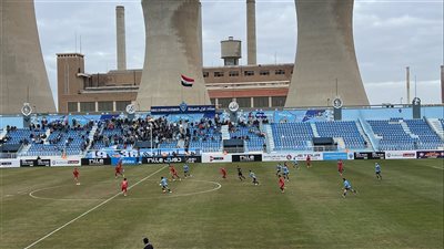 تعادل إيجابي بين غزل المحلة ومودرن سبورت في الشوط الأول (صور)