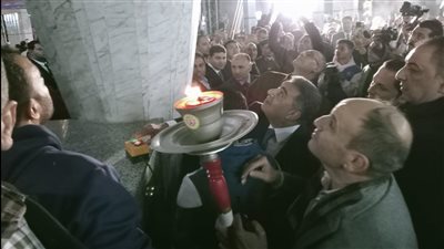 وكيل رياضة الدقهلية تشارك في إيقاد الشعلة إيذانا ببدء احتفالات المحافظة بعيدها القومي