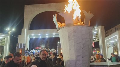 مرزوق يوقد شعلة احتفالات العيد القومي الـ755 لمحافظة الدقهلية (فيديو)