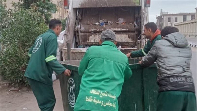 رفع 445 طن مخلفات