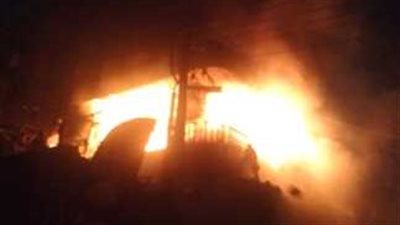 مصرع مسن في حريق منزل بالبدرشين