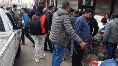 حملة مكبرة لرفع تعديات الباعة الجائلين في المنصورة (صور) 