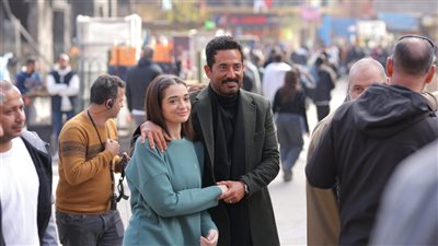 عمرو سعد وإلهام شاهين في المقابر لمدة يومين من أجل سيد الناس 