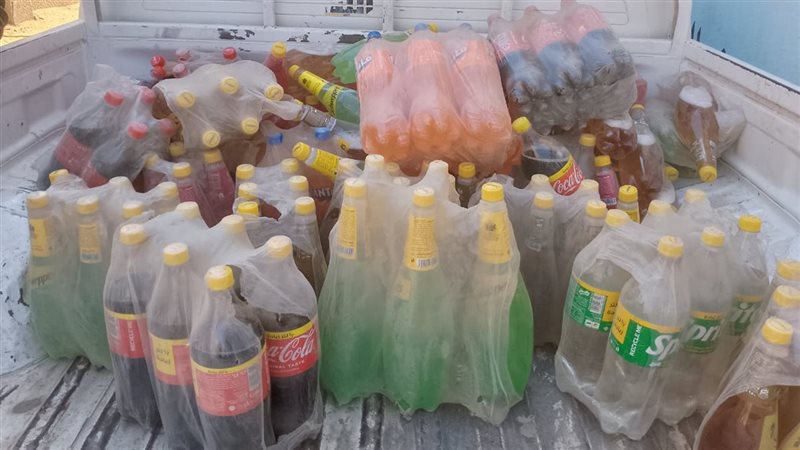 جانب من المضبوطات،