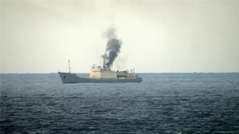 اشتعال سفينة 