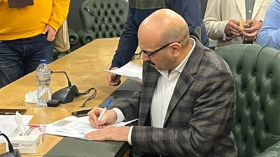 محمد سعد عبد الحفيظ يترشح للمرة الثالثة على عضوية مجلس الصحفيين (صور) 