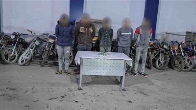 ارتكبوا 17 جريمة، سقوط تشكيل عصابي لسرقة الدراجات النارية في المنيا 