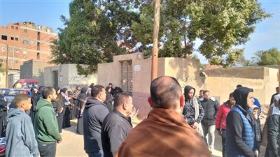 تشييع جثمان الشاب محمود أشرف شهيد الغربة ببنها 