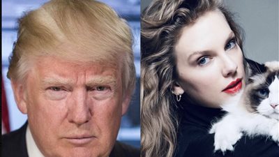 ترامب يقارن نفسه بـ تايلور سويفت في Super Bowl (فيديو)