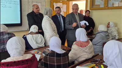 وفد من التعليم يزور مدارس دكرنس وشربين بالدقهلية 
