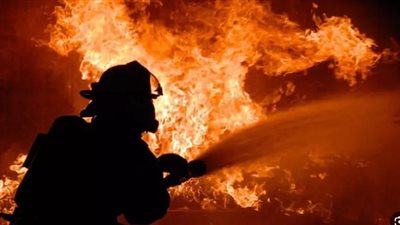 حريق بمحل بقالة في سوهاج