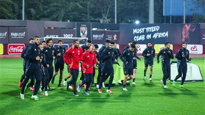 الأهلي يختتم تدريباته استعدادا لمواجهة غزل المحلة في الدوري