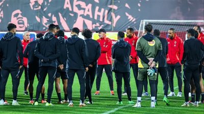 بتواجد محمد شوقي، 15 صورة ترصد مران الأهلي الختامي لمواجهة غزل المحلة