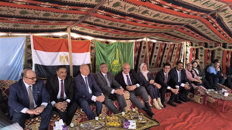استقبال محافظو القليوبية