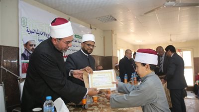  الرواق الأزهري يكرم 250 فائزًا في مسابقه القرآن الكريم ببني عدي 