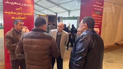 استعدادات غرفة بورسعيد لافتتاح معرض أهلا رمضان اليوم (صور)