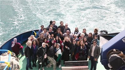 رحلة بحرية في قناة السويس لضيوف مهرجان الإسماعيلية (صور)