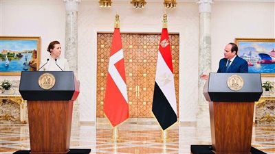  السيسي ورئيسة وزراء الدنمارك يؤكدان ضرورة تسوية أزمات لبنان وسوريا والسودان بوسائل سلمية