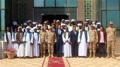 المنطقة الجنوبية العسكرية تنظم لقاء مع عددٍ من الشيوخ والعواقل بمدينتي حلايب وشلاتين 