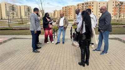 وفد من الرئاسة الكينية يتفقد مشروعات سكن لكل المصريين بأكتوبر الجديدة 