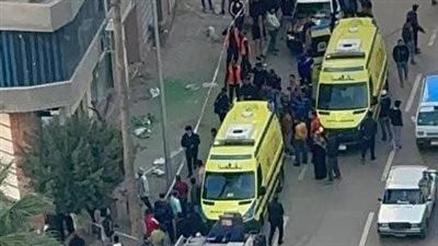 مصرع عاملي محارة لسقوطهما من أعلى عقار بدمنهور 