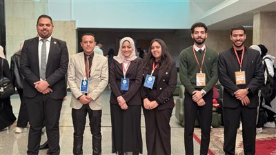 وفد جامعة عين شمس يشارك في برنامج ملتقى قادة اتحادات طلاب جامعات الجمهورية الجديدة