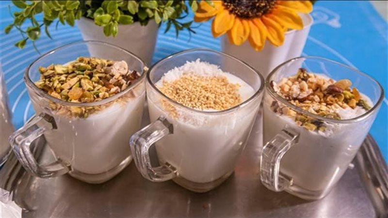 مشروب السحلب البيتي،