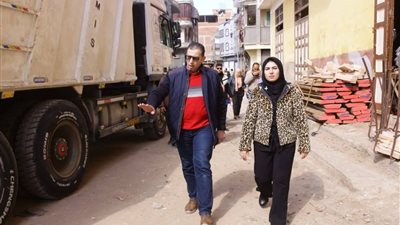 حملة مكبرة لرفع المخلفات من الشوارع والميادين بقرى ومراكز دمياط