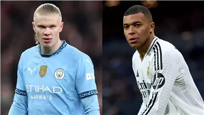 مبابي VS هالاند،أرقام نجمي ريال مدريد ومان سيتي قبل مواجهة الليلة بدوري الأبطال