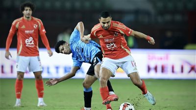 الأهلي يتعادل سلبيا مع غزل المحلة في الشوط الأول  (صور)