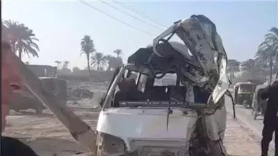 إصابة شخصين فى حادث تصادم بالقليوبية