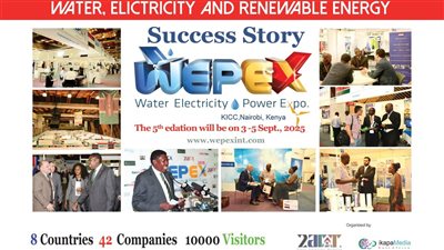 12 دولة تشارك في معرض WEPEX الدولي للكهرباء والمياه والطاقة المتجددة بكينيا