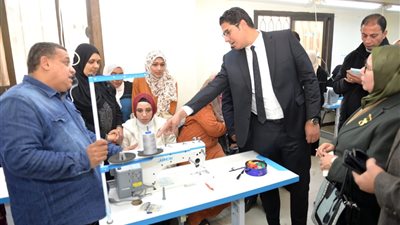 نائب محافظ الدقهلية يفتتح المشغل التدريبي لفرع المجلس القومي للمرأة 