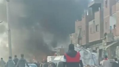 الحماية المدنية تسيطر على حريق داخل معرض أهلا رمضان بالمنيا