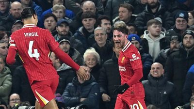 الدوري الإنجليزي، تعادل 1/1 بين ليفربول وإيفرتون بعد 15 دقيقة 