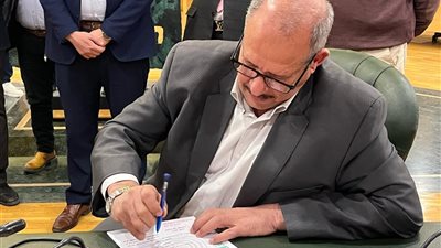 محمد خراجة يتقدم بأوراق ترشحه لعضوية مجلس الصحفيين (صور)