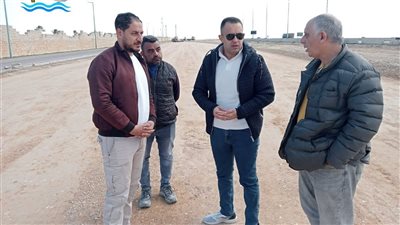 مسئولو جهاز القرى السياحية يتفقدون مشروعات الطرق والتطوير والوحدات السكنية والبحيرات