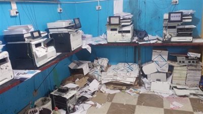 ضبط مطبعة غير مرخصة بمنشأة القناطر بداخلها 250 نسخة مقلدة من الكتب الخارجية