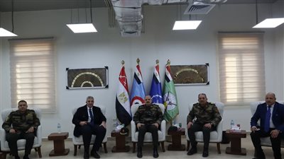 أمين عام المجلس الأعلى للجامعات يلتقي بمدير الأكاديمية العسكرية للدراسات العليا