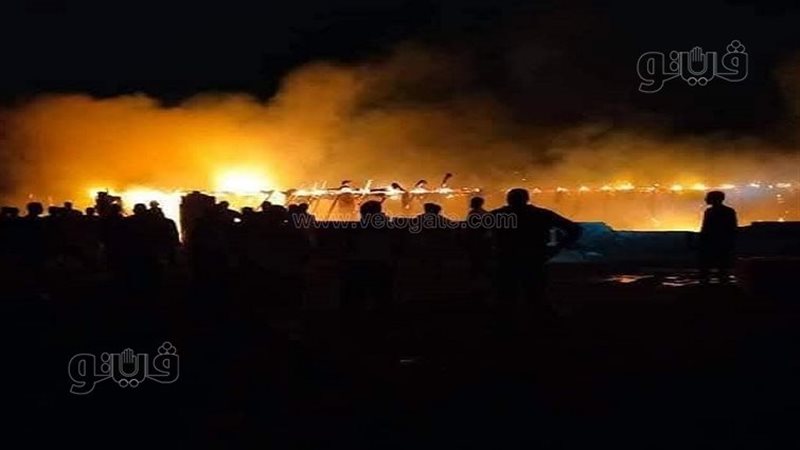 إخماد حريقين دون