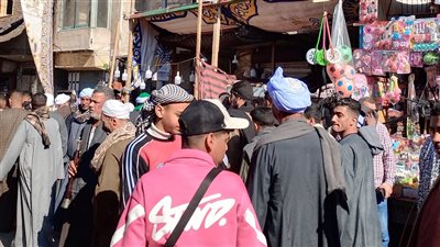 أهالي قنا يحتفلون بمولد القنائي بالرقص على أنغام المزمار (فيديو)