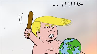 تصرفات ترامب في كاريكاتير فيتو
