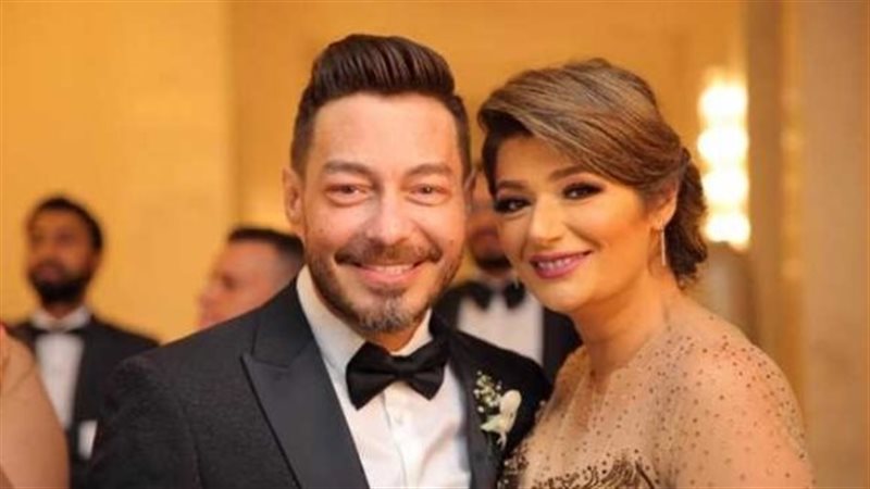 أحمد زاهر وزوجته