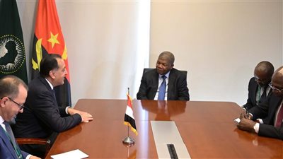 رئيس الوزراء يلتقي رئيس جمهورية أنجولا لبحث مجالات التعاون المشترك