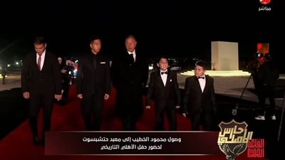 الخطيب يصل احتفالية الأهلي في معبد حتشبسوت