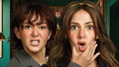 دنيا سمير غانم توجه رسالة لوالديها في الحلقة الأولى من مسلسل عايشة الدور