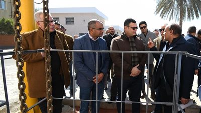 الشربيني يتفقد محطة صرف صحي ومشروع الغلق الآمن لمقلب المخلفات بمنطقة السلام