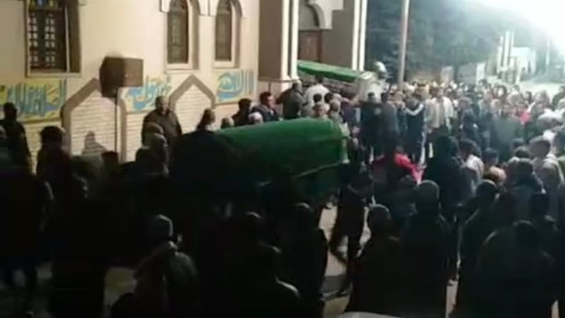 جنازة زوجين بالمنوفية،