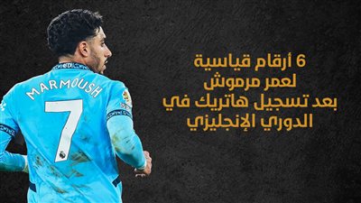6 أرقام قياسية لعمر مرموش بعد تسجيل هاتريك في الدوري الإنجليزي (انفوجراف)